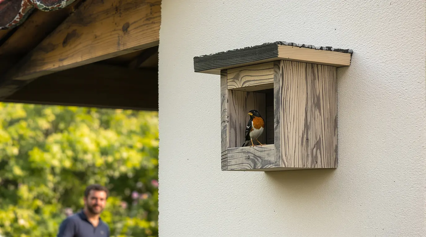 Après Pâques, ce nichoir ne sert plus aux mésanges : un autre oiseau l’attend encore Après Pâques, ce nichoir ne sert plus aux mésanges : un autre oiseau l’attend encore