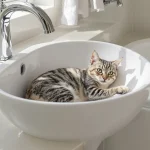 Ce n’est pas le froid que votre chat cherche dans le lavabo : son thermostat fonctionne à l’envers du nôtre