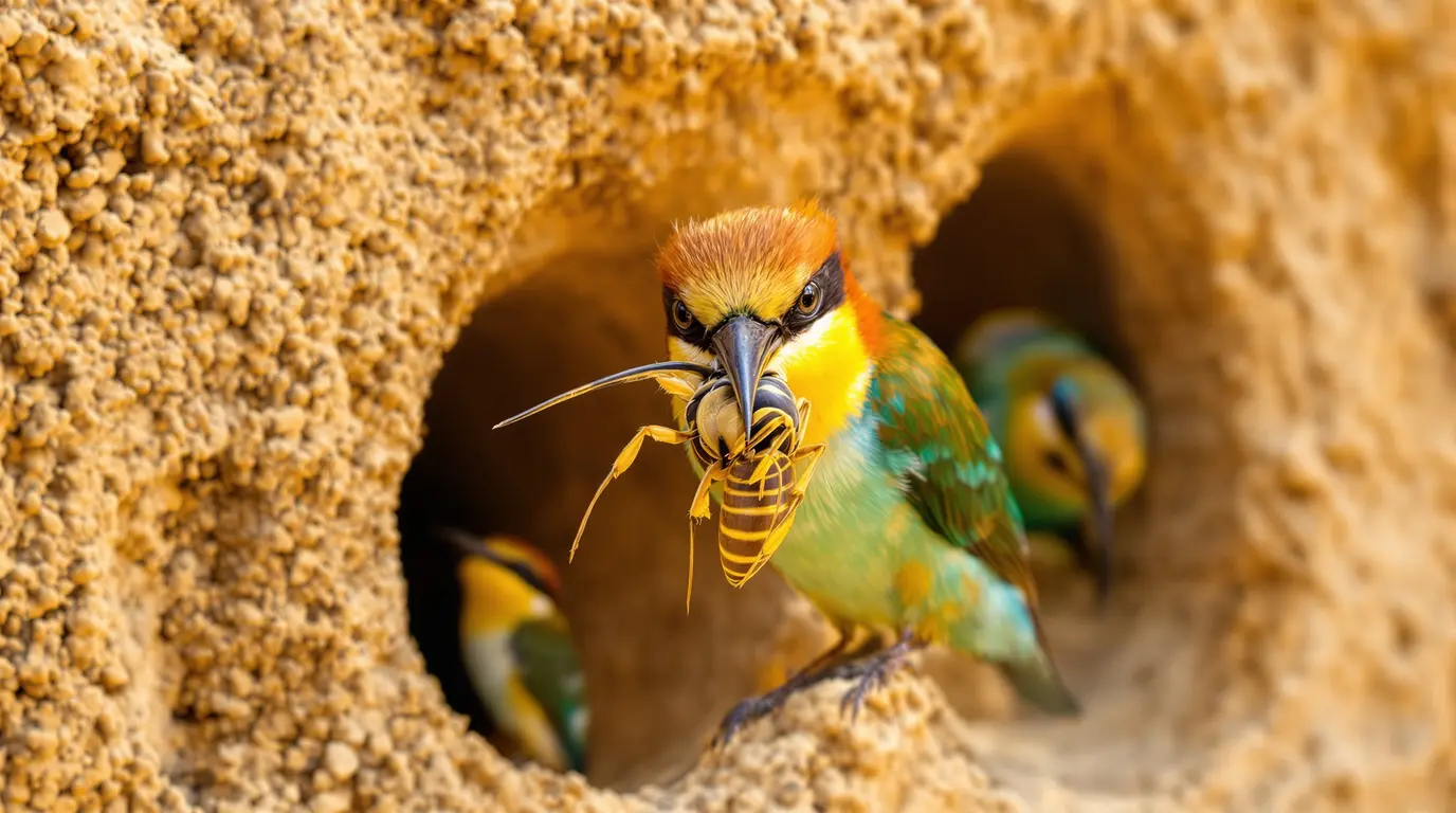 Cet oiseau multicolore revient en France en avril et piège les frelons comme aucun piège ne le fait Cet oiseau multicolore revient en France en avril et piège les frelons comme aucun piège ne le fait