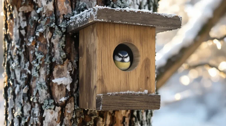 Nichoir : ce détail à corriger d'urgence chez vous pour que les oiseaux viennent s'y abriter tout l'hiver
