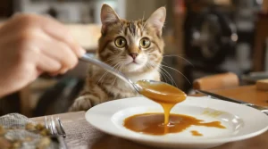 Peut-on donner un reste de sauce à son chat ? La vérité sur ce réflexe que beaucoup ont