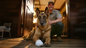 Pour rester avec son Malinois de mission, ce maître-chien l’adopte et lui offre une retraite dorée