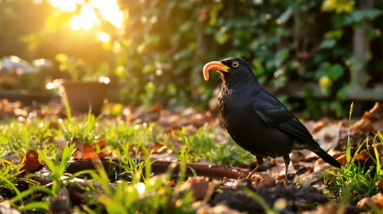 Quelle est la vraie signification de la présence d’un merle dans son jardin ? Voici pourquoi