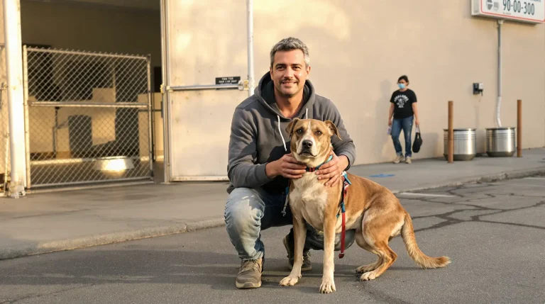 Un bénévole aide un refuge après un long voyage, puis adopte 2 chiens dont un oublié depuis 831 jours
